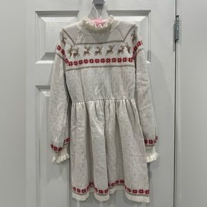 Janie and Jack girls sweater dress